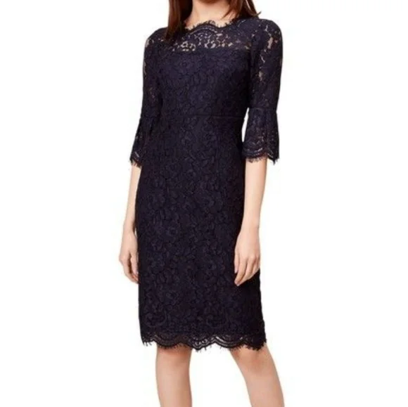long sleeve short lace dress Homecoming Dresses with Long Sleeves,Short Homecoming Dress,Modest Homecoming Dress,HC00056, US6 / Royal Blue main image 0